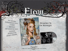 Tablet Screenshot of elegy.fr